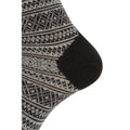 Grey - Side - Mountain Warehouse Women Patterned Merino Wool Socks (Pack Of 2)