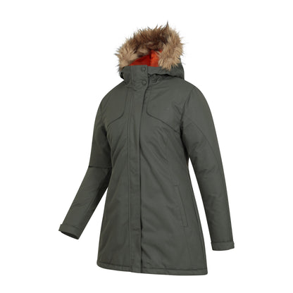 Dark Green - Lifestyle - Mountain Warehouse Womens-Ladies Flare Parka