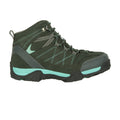 Teal - Back - Mountain Warehouse Childrens-Kids Trail Suede Walking Boots