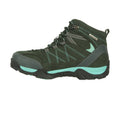 Teal - Side - Mountain Warehouse Childrens-Kids Trail Suede Walking Boots