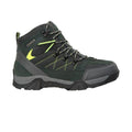 Lime - Back - Mountain Warehouse Childrens-Kids Trail Suede Walking Boots