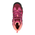 Pink - Pack Shot - Mountain Warehouse Childrens-Kids Trail Suede Walking Boots