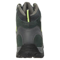 Lime - Side - Mountain Warehouse Childrens-Kids Trail Suede Walking Boots