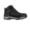 Black - Back - Mountain Warehouse Childrens-Kids Trail Suede Walking Boots