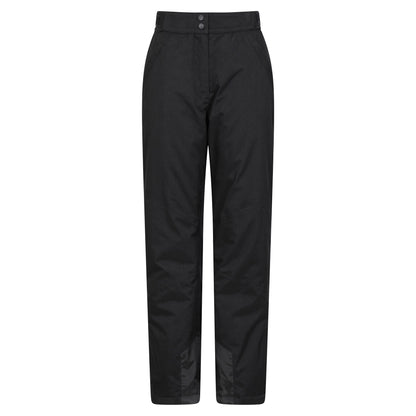 Black - Front - Mountain Warehouse Womens-Ladies Blizzard II Ski Trousers