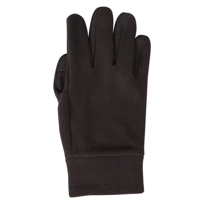 Black - Front - Mountain Warehouse Mens Touch Screen Fleece Gloves