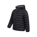 Black - Pack Shot - Mountain Warehouse Childrens-Kids Seasons Water Resistant Padded Jacket