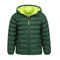 Khaki Green - Back - Mountain Warehouse Childrens-Kids Seasons Water Resistant Padded Jacket