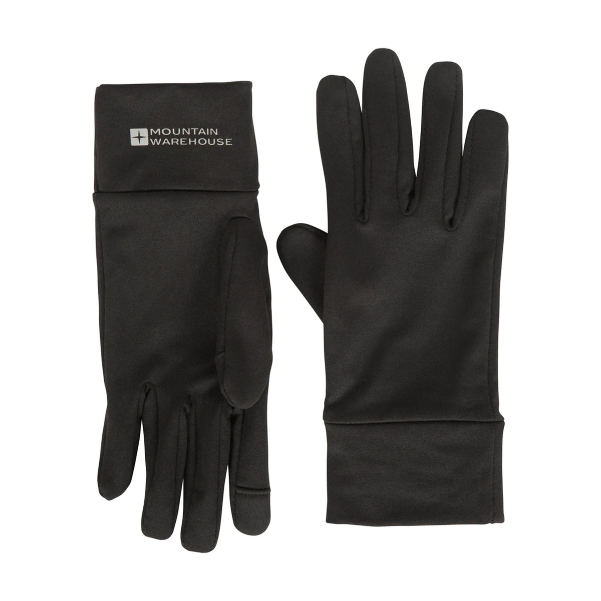 Black - Lifestyle - Mountain Warehouse Womens-Ladies Touch Screen Lined Gloves