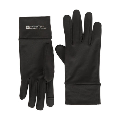 Black - Lifestyle - Mountain Warehouse Womens-Ladies Touch Screen Lined Gloves