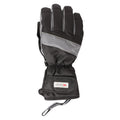 Grey-Black - Front - Mountain Warehouse Mens Thinsulate Ski Gloves