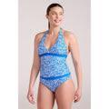 Blue - Front - Mountain Warehouse Womens-Ladies Ocean Notion Tankini Top