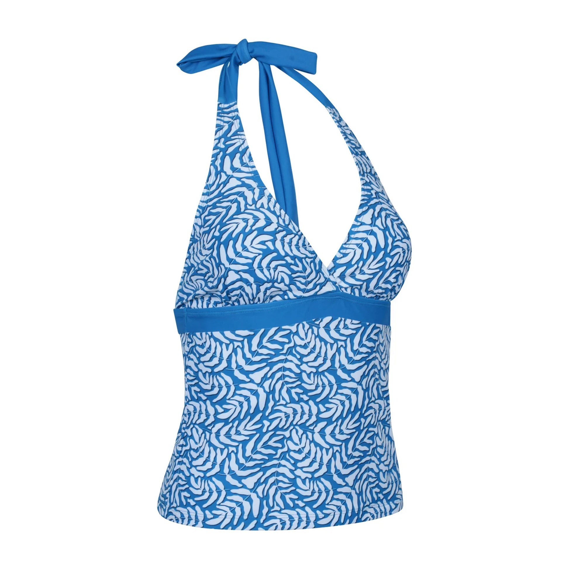 Blue - Side - Mountain Warehouse Womens-Ladies Ocean Notion Tankini Top