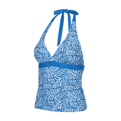Blue - Lifestyle - Mountain Warehouse Womens-Ladies Ocean Notion Tankini Top