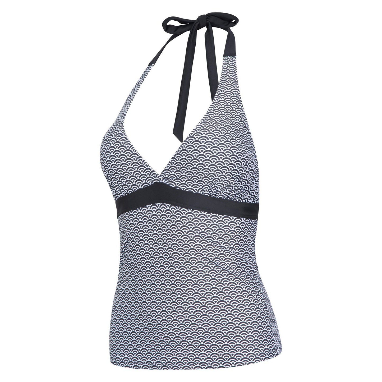 Black - Side - Mountain Warehouse Womens-Ladies Ocean Notion Tankini Set