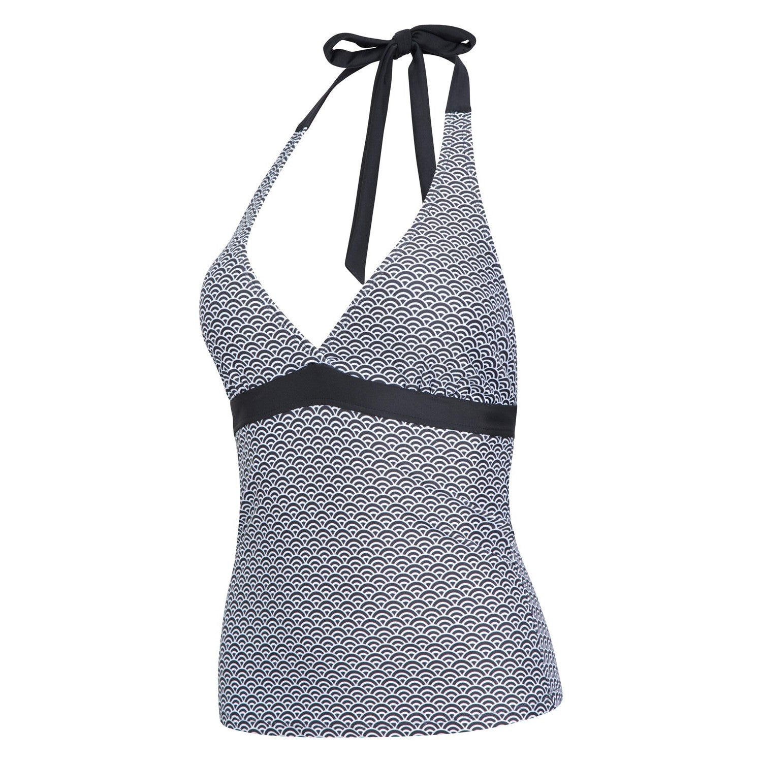 Black - Side - Mountain Warehouse Womens-Ladies Ocean Notion Tankini Set