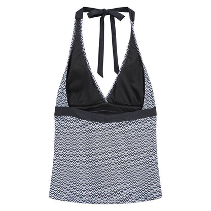 Black - Pack Shot - Mountain Warehouse Womens-Ladies Ocean Notion Tankini Set