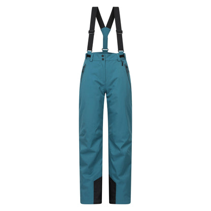 Dark Green - Front - Mountain Warehouse Womens-Ladies Chalet Extreme Waterproof Ski Trousers