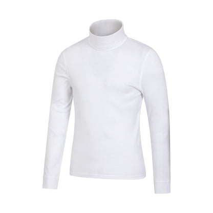 White - Side - Mountain Warehouse Mens Meribel Cotton Thermal Top
