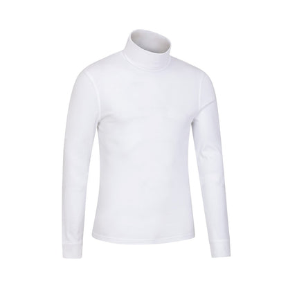 White - Side - Mountain Warehouse Mens Meribel Cotton Thermal Top