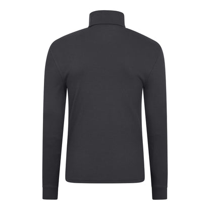 Black - Back - Mountain Warehouse Mens Meribel Cotton Thermal Top