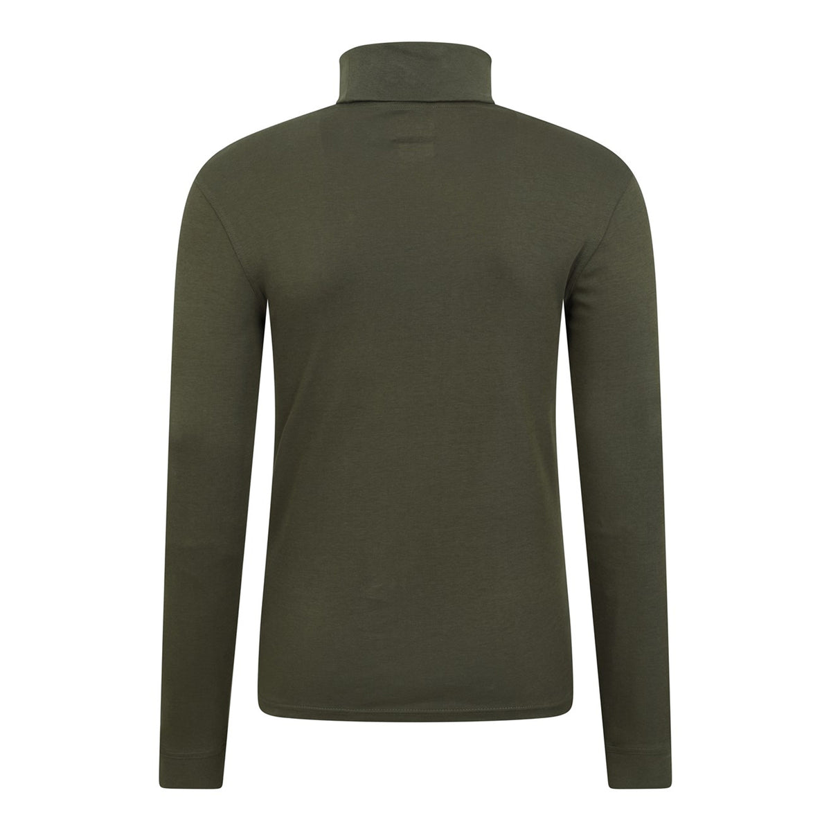 Khaki Green - Back - Mountain Warehouse Mens Meribel Cotton Thermal Top