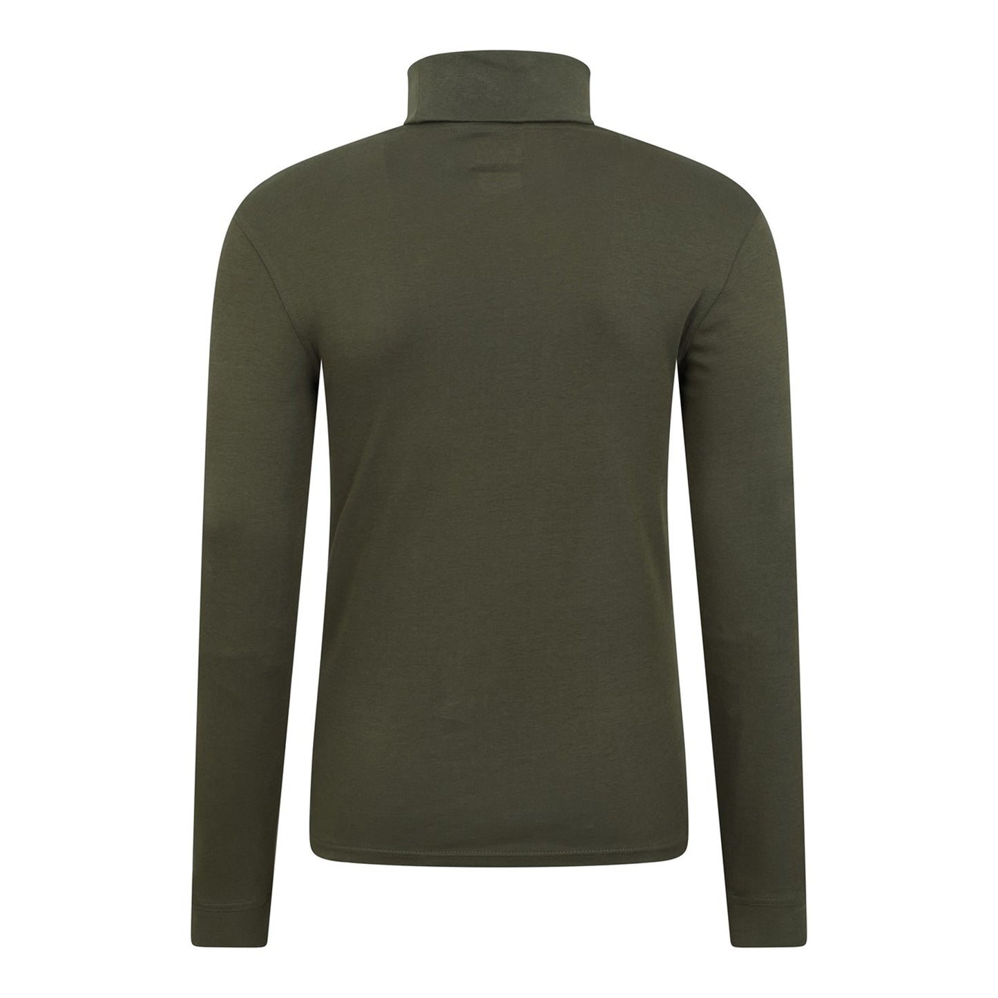 Khaki Green - Back - Mountain Warehouse Mens Meribel Cotton Thermal Top
