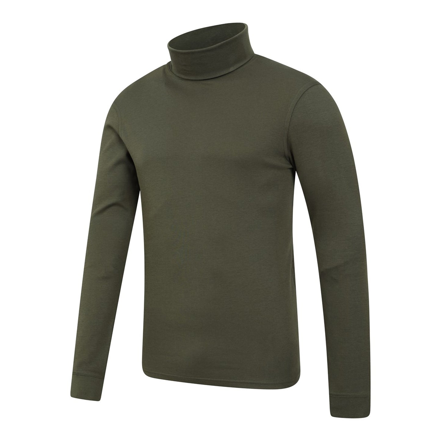 Khaki Green - Lifestyle - Mountain Warehouse Mens Meribel Cotton Thermal Top