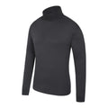 Black - Side - Mountain Warehouse Mens Meribel Cotton Thermal Top