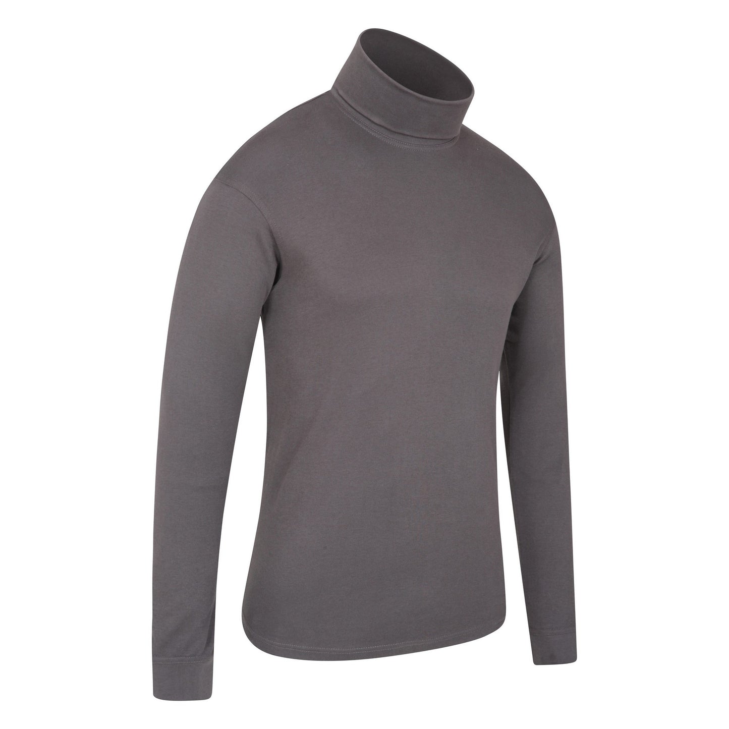 Dark Grey - Side - Mountain Warehouse Mens Meribel Cotton Thermal Top