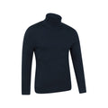 Navy - Back - Mountain Warehouse Mens Meribel Cotton Thermal Top