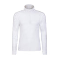 White - Front - Mountain Warehouse Mens Meribel Cotton Thermal Top