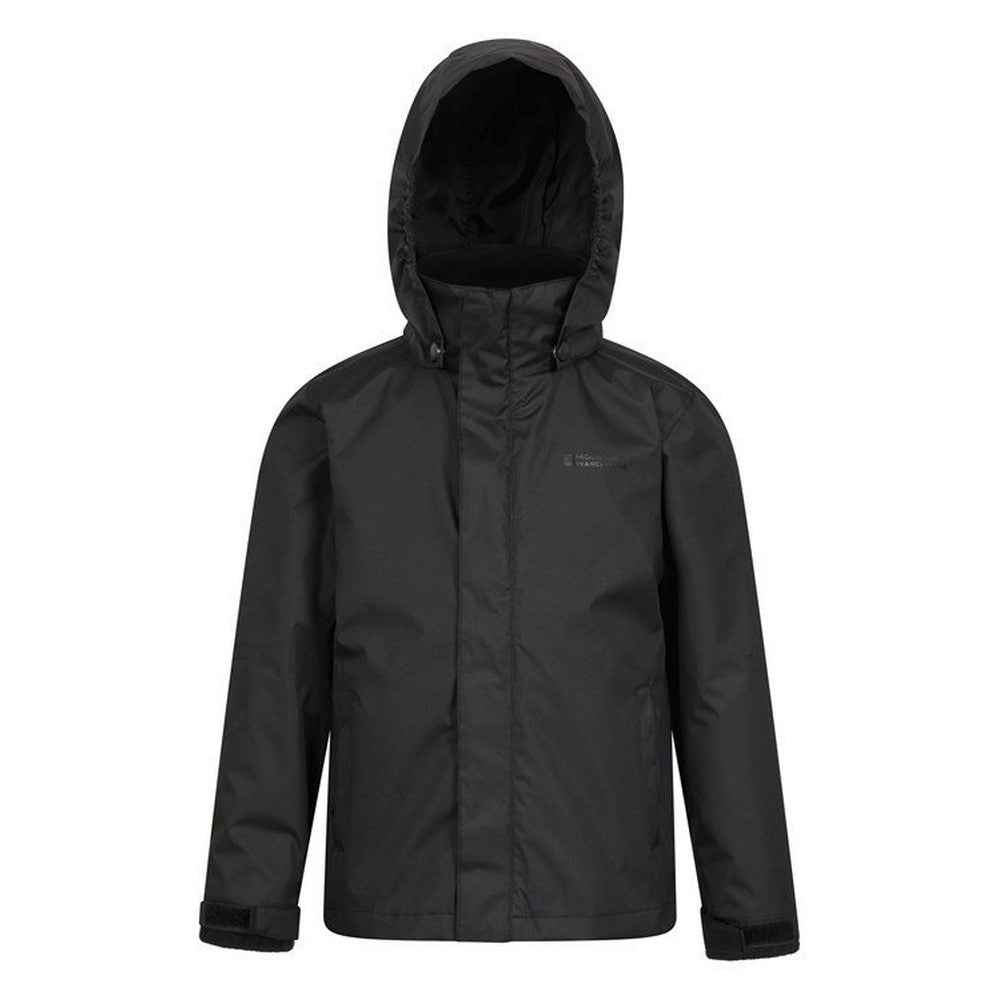 Black - Back - Mountain Warehouse Childrens-Kids Fell 3 in 1 Jacket