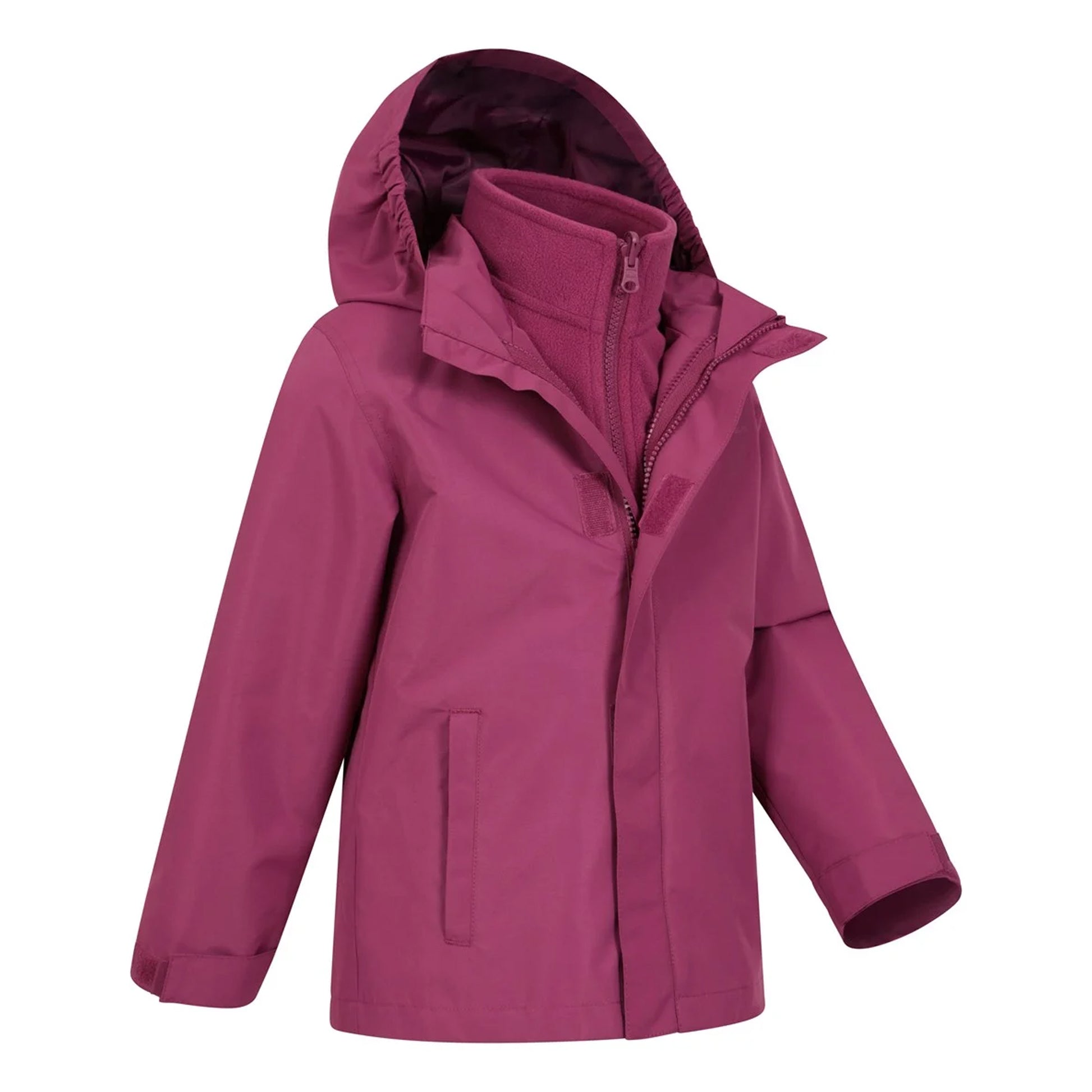 Pink - Lifestyle - Mountain Warehouse Childrens-Kids Fell 3 in 1 Jacket