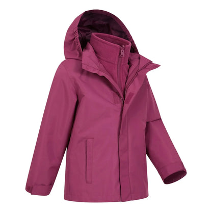 Pink - Lifestyle - Mountain Warehouse Childrens-Kids Fell 3 in 1 Jacket