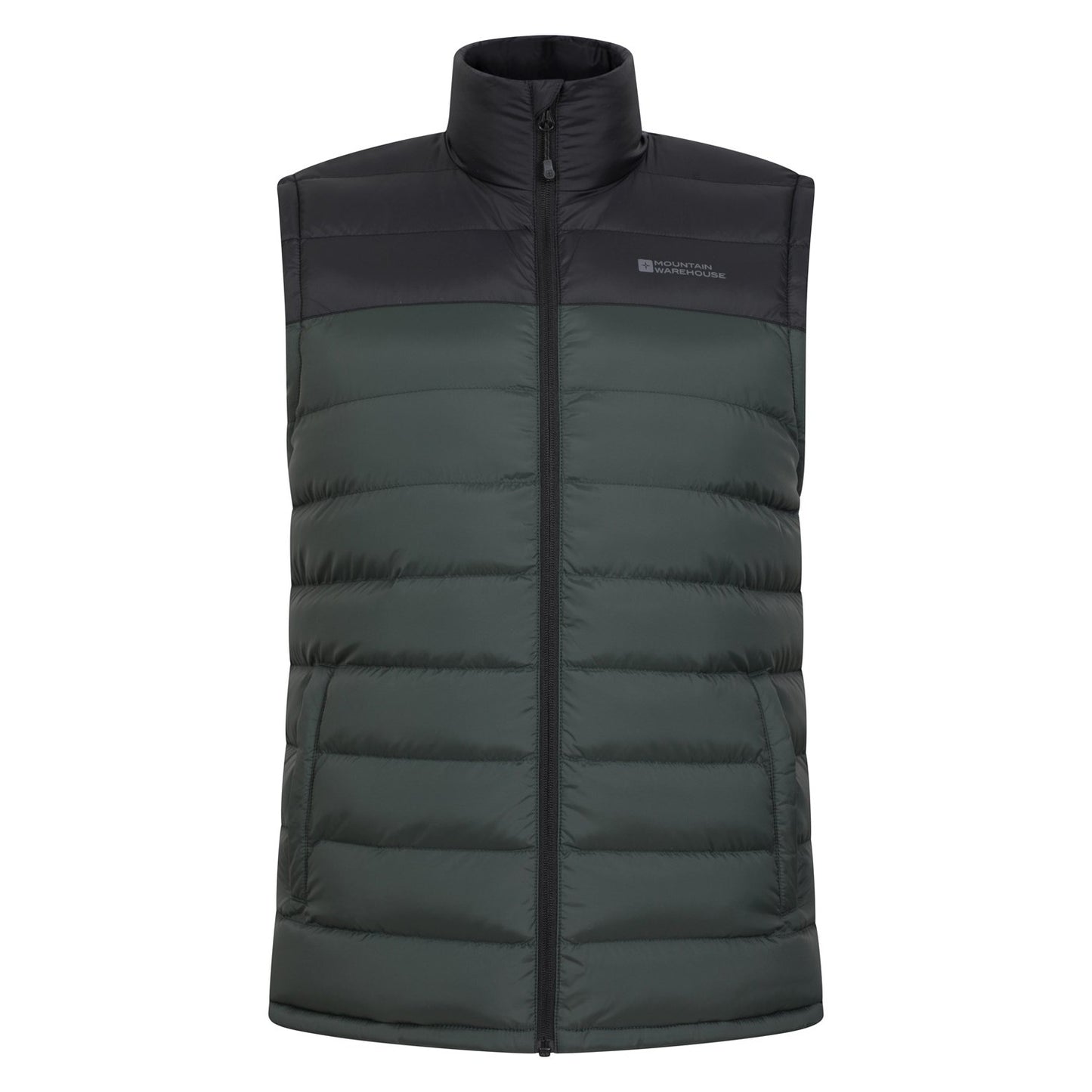 Green - Front - Mountain Warehouse Mens Seasons II Padded Gilet
