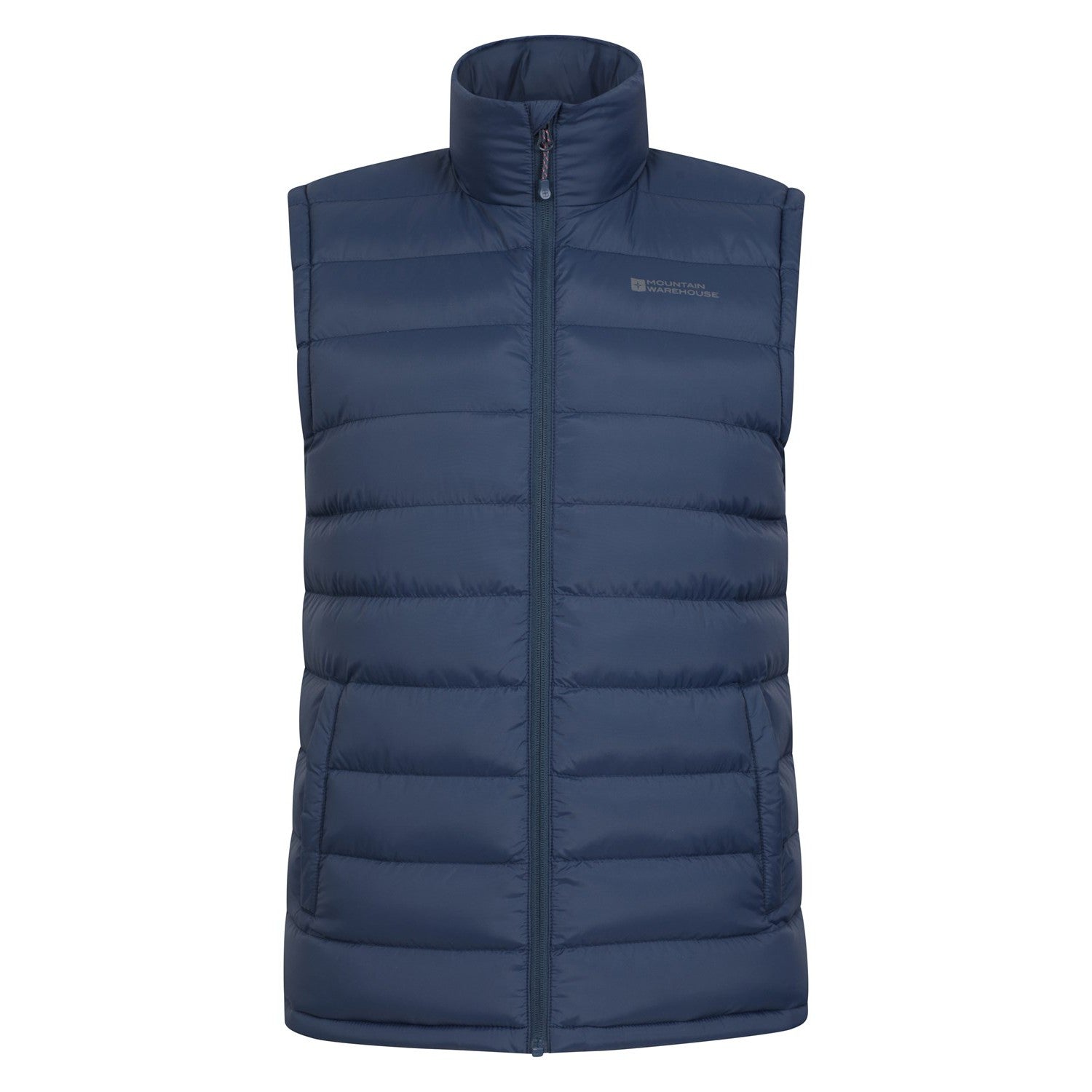 Navy - Front - Mountain Warehouse Mens Seasons II Padded Gilet