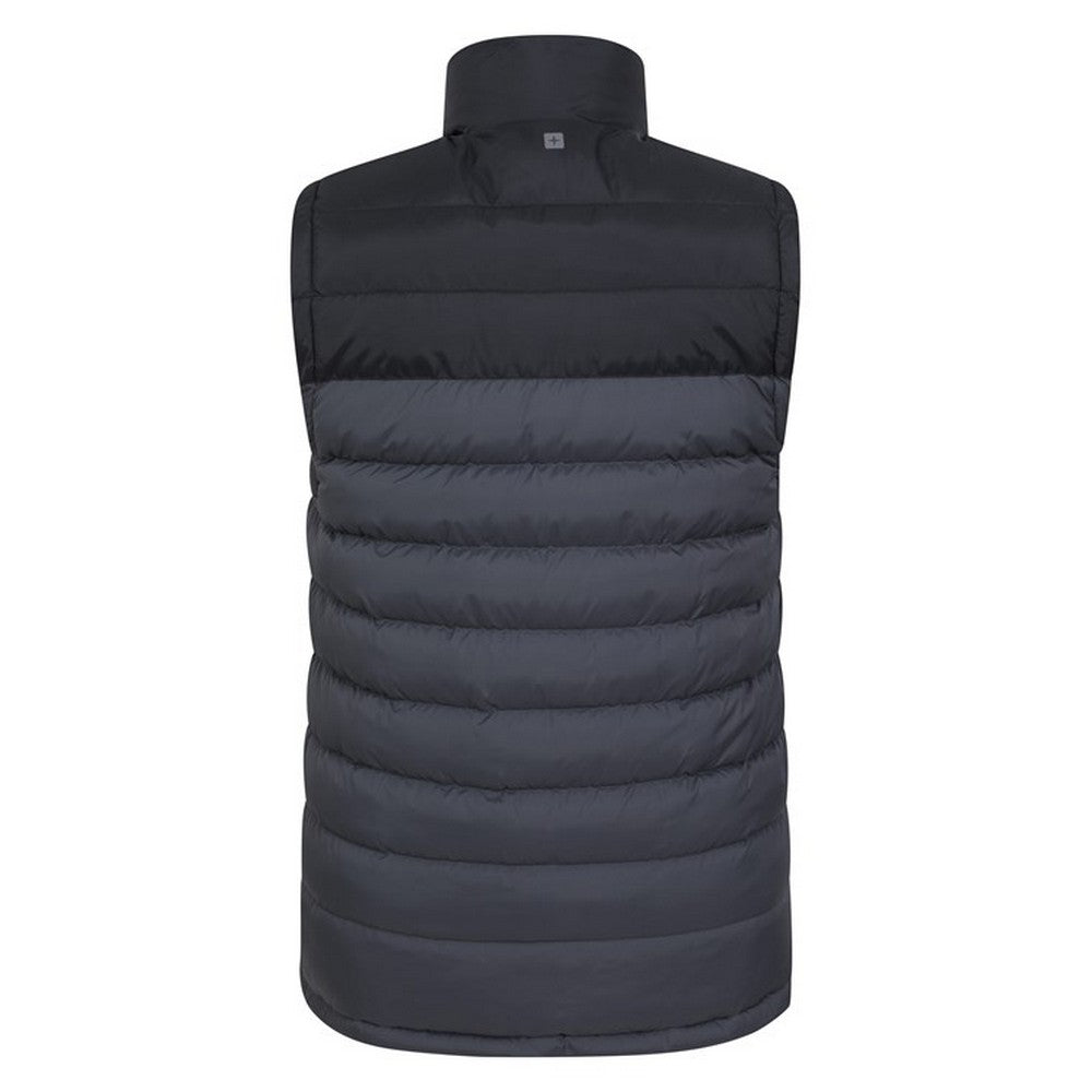 Grey - Back - Mountain Warehouse Mens Seasons II Padded Gilet