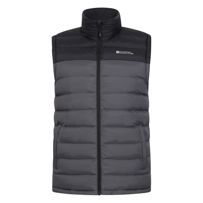 Dark Grey - Front - Mountain Warehouse Mens Seasons II Padded Gilet