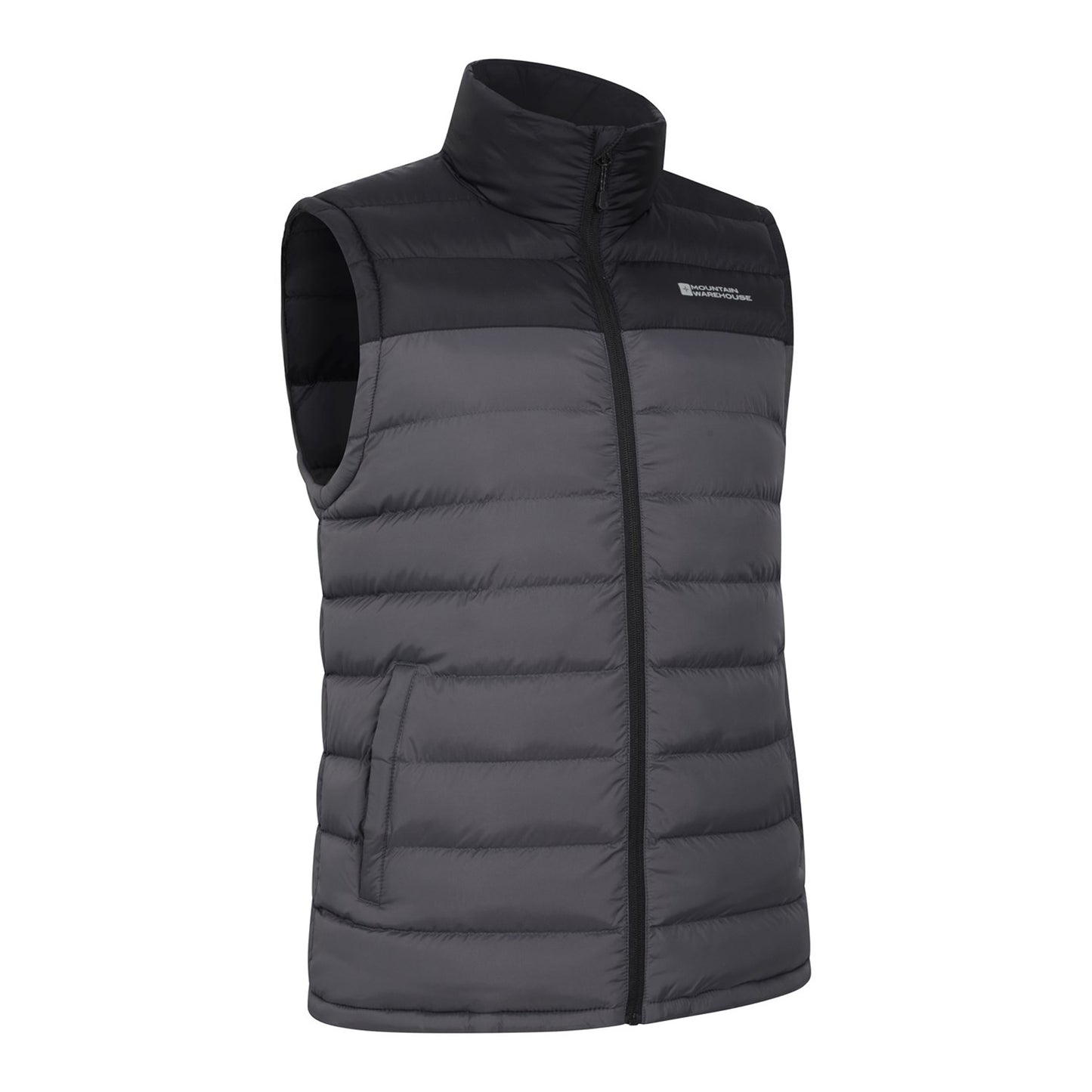 Dark Grey - Back - Mountain Warehouse Mens Seasons II Padded Gilet