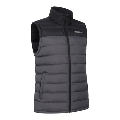 Dark Grey - Back - Mountain Warehouse Mens Seasons II Padded Gilet
