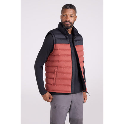 Berry - Front - Mountain Warehouse Mens Seasons II Padded Gilet