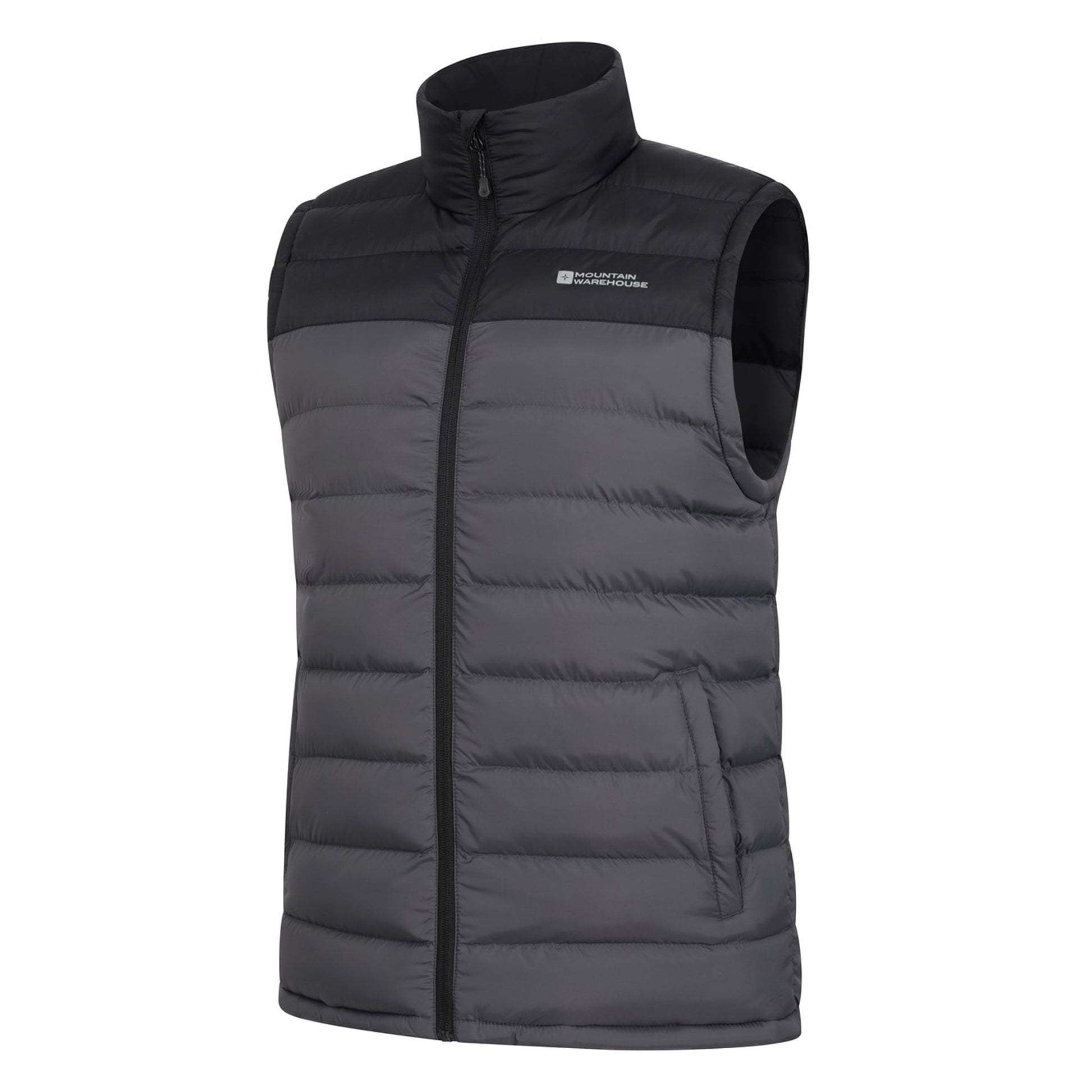 Dark Grey - Lifestyle - Mountain Warehouse Mens Seasons II Padded Gilet
