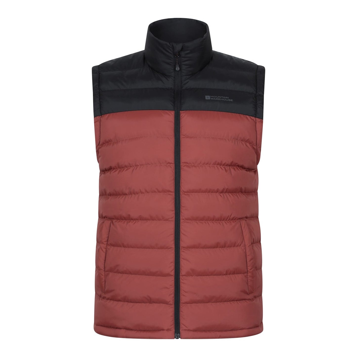 Berry - Front - Mountain Warehouse Mens Seasons II Padded Gilet