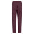 Burgundy - Side - Mountain Warehouse Womens-Ladies Hiker Stretch Short Winter Trousers