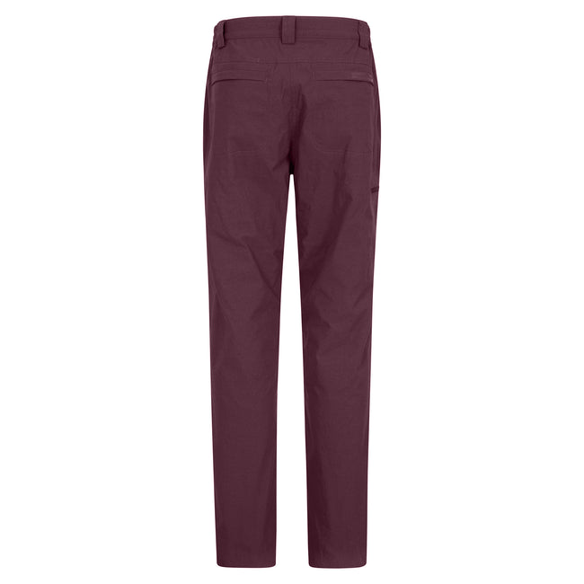 Burgundy - Side - Mountain Warehouse Womens-Ladies Hiker Stretch Short Winter Trousers