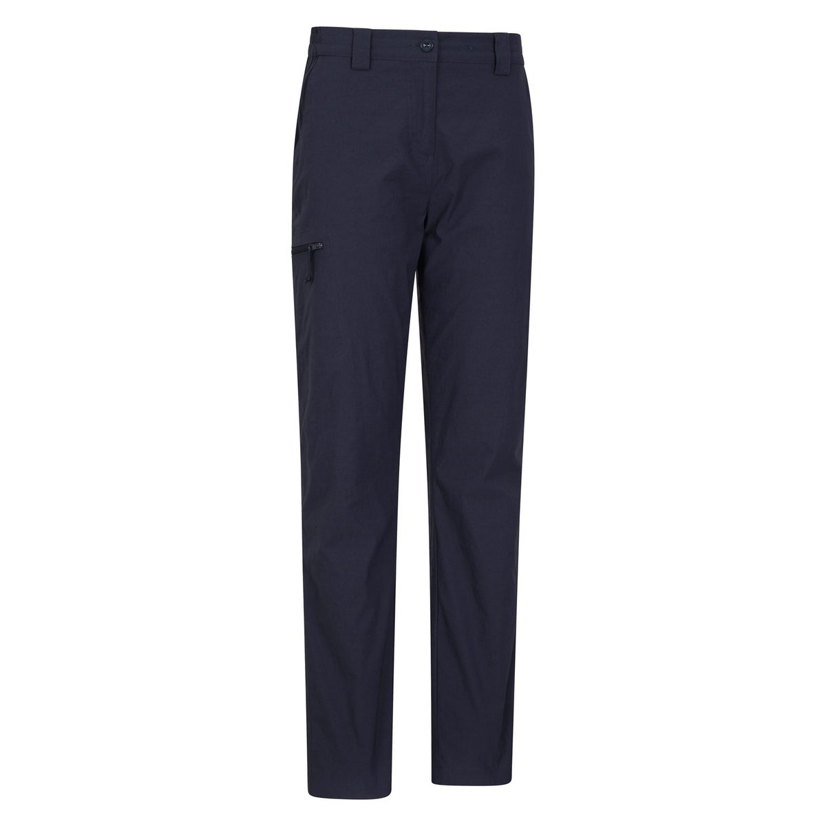 Navy - Side - Mountain Warehouse Womens-Ladies Hiker Stretch Short Winter Trousers