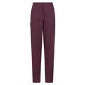 Burgundy - Front - Mountain Warehouse Womens-Ladies Hiker Stretch Short Winter Trousers