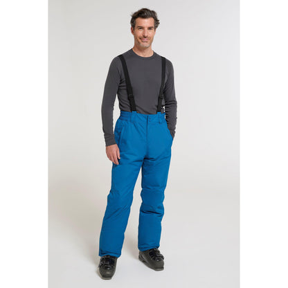Blue - Front - Mountain Warehouse Mens Regular Dusk II Ski Trousers