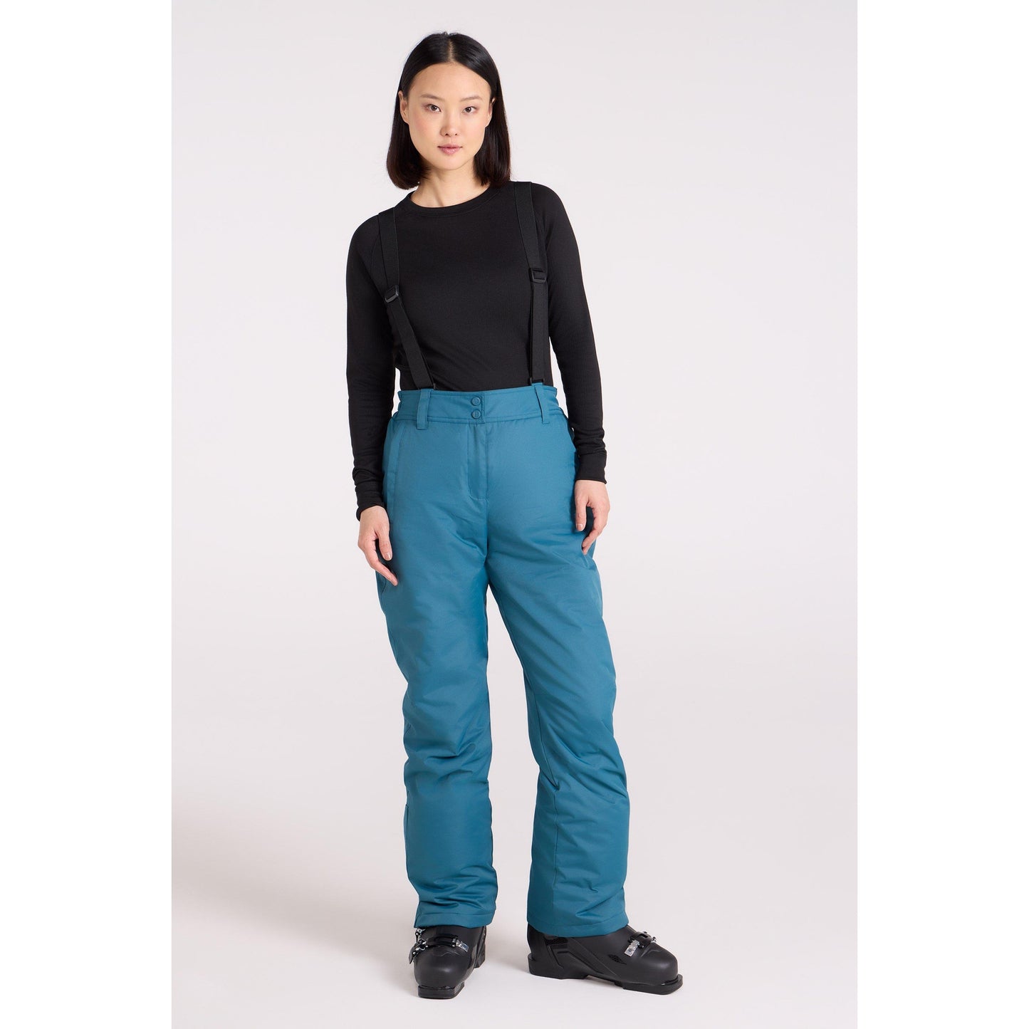 Teal - Front - Mountain Warehouse Womens-Ladies Moon II Ski Trousers